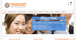 Desktop Screenshot of languagepower.no